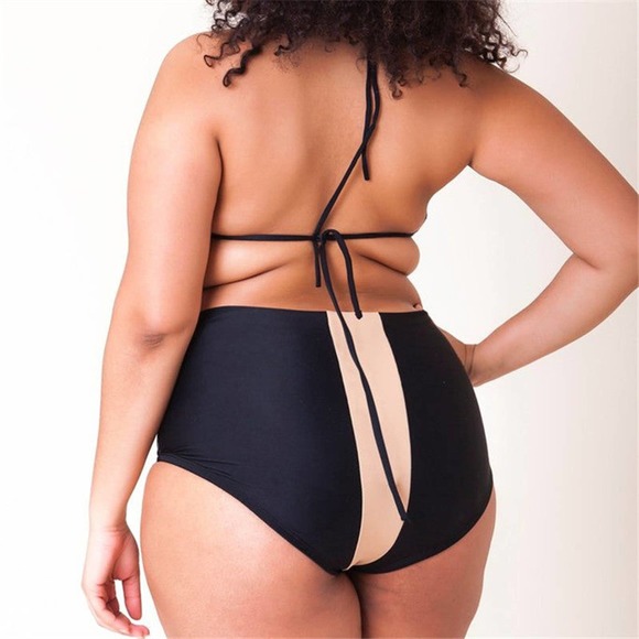 Women Plus Size High Waist Bikini - Picture 2 of 8